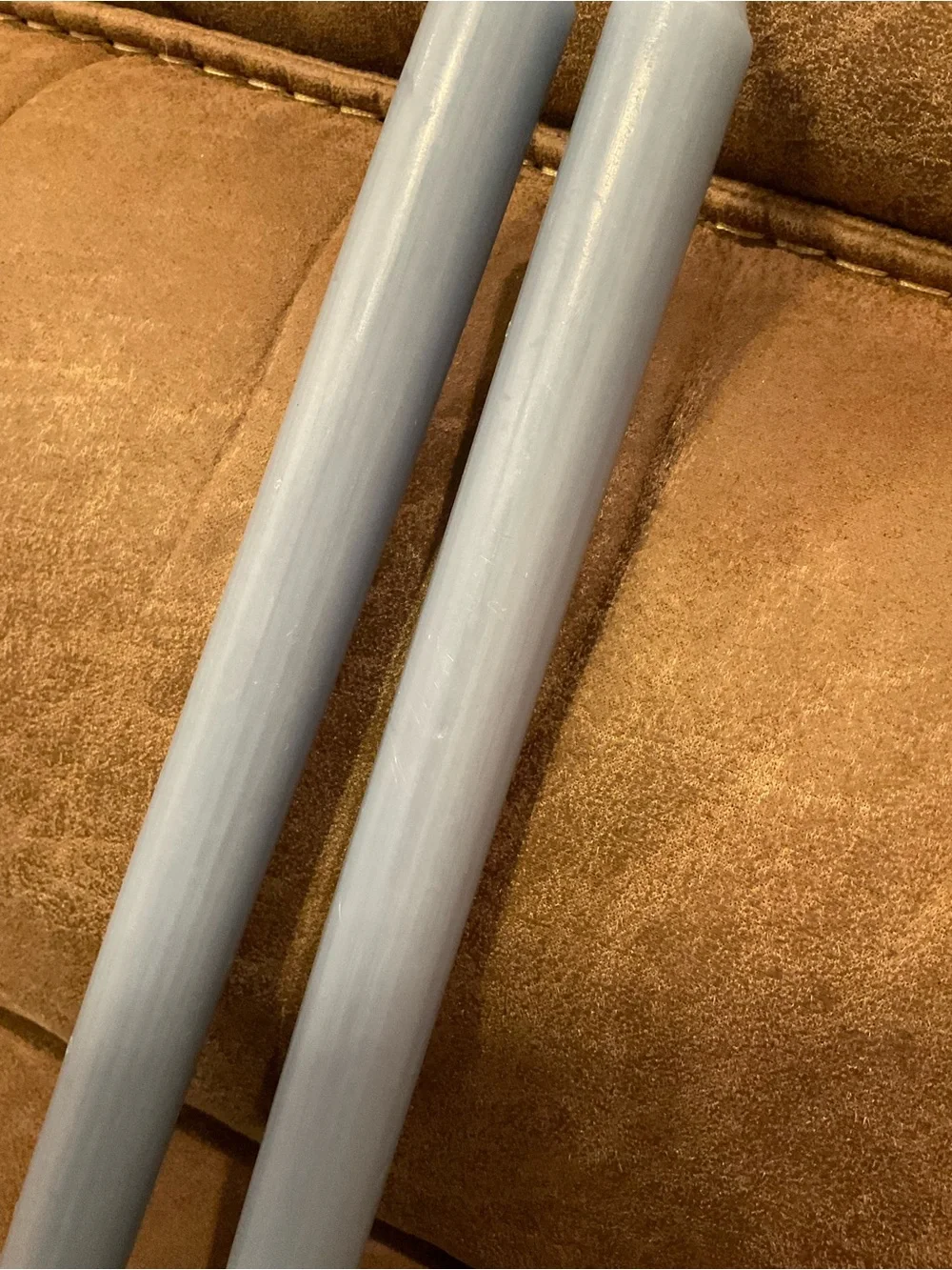 Light Blue Taper Candles